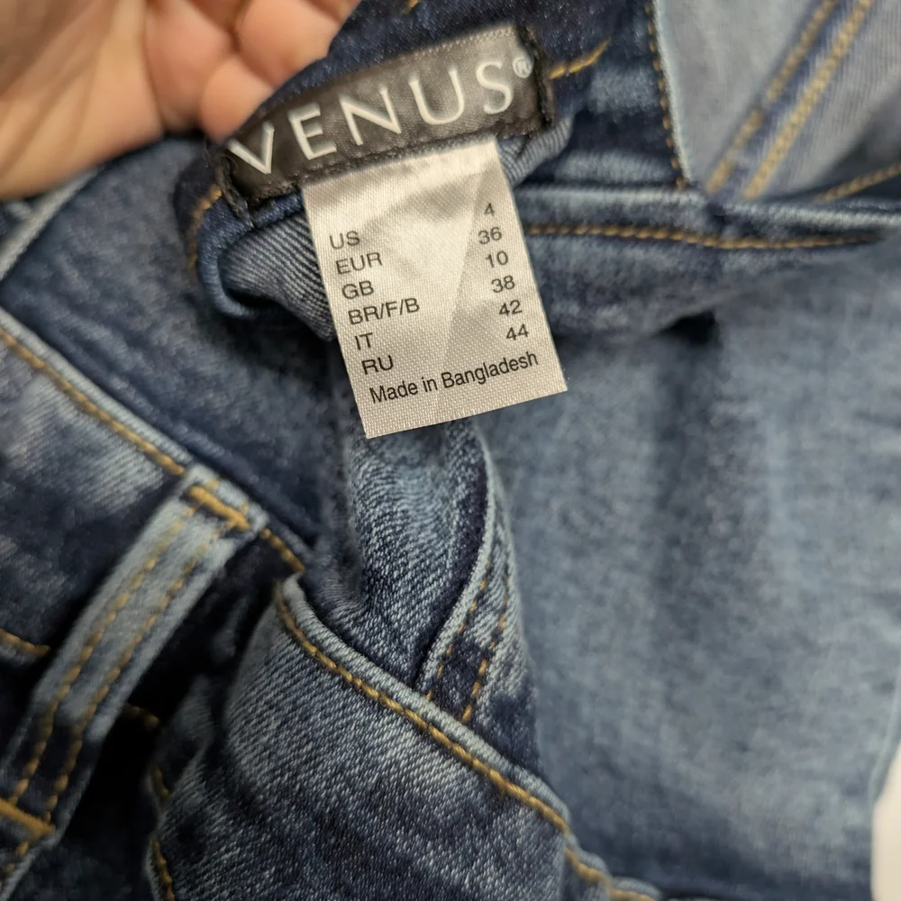 Venus Denim Romper US 4 EUR 36 Casual Jeans Jumpsuit EUC - Picture 6 of 6